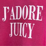 Juicy Couture  Plastisol Bell Sleeve Sweater in Dragon Fruit Size Large Photo 3