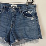 Abercrombie & Fitch  The Boyfriend Short Mid Rise Curve Love Denim Shorts 33/16 Photo 3