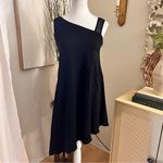 Just Cavalli Black Sheath Asymmetric Dress Size 38 Photo 3