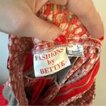 Vintage Fashion by Bettye Red Patchwork Western Skirt S Photo 2