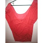 Victoria's Secret New Womens Cross Back Top Medium Red Orange Modal Soft SS Photo 9