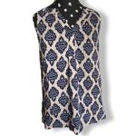 Kenar Womens Tank Top Shell Size Small Sleeveless Blue Ikat Print Photo 1