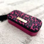 Marc Jacobs  Fuchsia and Black Leopard Print Zippered Cosmetic Case Photo 3