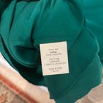 J.Crew  Green silk holiday party Dress tie neck 10 Photo 5