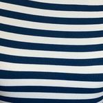 Capulet "Sandra" Cream & Teal Striped Bodysuit Photo 3