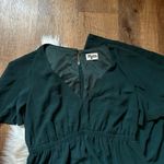 Show Me Your Mumu  Emily Empire Maxi Dress In Emerald Chiffon Photo 6