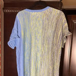 LOGO By Lori Goldstein  Blue and Green Sweater Lightweight Classic Capsule Photo 7