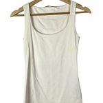 ZARA  White Scoop Square Neck Seamless Tank Top S Photo 0