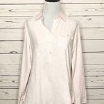 Vineyard Vines Pink & White Relaxed Oxford Button Up Shirt Women’s Size 0 XS Photo 0