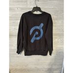 Peloton  Logo Women’s Crewneck Sweatshirt Size Small S Black Cycling Gym‎ Workout Photo 1