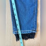 White House | Black Market WHBM The Sculpt High Rise Skinny Ankle Jeans with Lace Size 00 2094 Photo 7