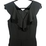 Banana Republic NWT  Ruffled Neck‎ Sleeveless Jumpsuit Black 2 Photo 6
