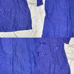 Pratap Iridescent Fabric Blue Purple Size Medium Indian Kurta Made in India Top Multiple Photo 11