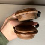 Naya Leather and Mother of Pearl Slide Sandals Size 7.5 Photo 5