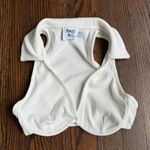 Princess Polly White Collared Tank Photo 0