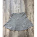 Maeve Gray Textured Mini Skirt Women's Large Flared A-Line Photo 2