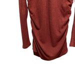 INC International Concepts Puff Sleeve Sweater Dress Burnt Pepper Women’s Medium Photo 1