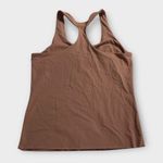 StyleRunner‎ Racerback Tank Top Women's Large Brown Built Photo 1