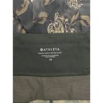Athleta  Women's Trekkie North Printed Floral Shorts Size 18 Olive Green Photo 3
