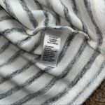 a.n.a . Gray Striped long sleeve shirt, size XL, elastic wrists with ties Photo 4