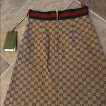 Gucci Beautiful GG horsebit midi skirt NWT - sold out everywhere- size IT36 Photo 7