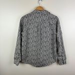 L.L.Bean  Floral Wrinkle Free Button Up Shirt Small Cotton Cottage Office Dainty‎ Photo 2