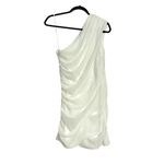 Abercrombie & Fitch NWT  One-Shoulder Mini Chiffon Mini Dress SMALL Photo 2