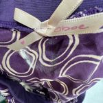 Oboe strapless Y2K purple tie back top casual vintage large geometric 90s Photo 6