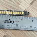 Seiko  Ladies Watch Unique Two Tone Bracelet White Rectangular Dial Photo 13