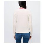 RE/DONE NWT  Long Sleeve Thermal Pocket‎ Tee in Vintage White Size LARGE REDONE Photo 1
