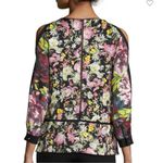 3.1 Phillip Lim  Silk Cold Shoulder Blouse Size 0 Flouncy Feminine Office Casual Photo 3