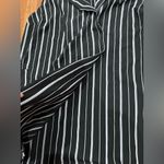 Mossimo Supply Co . Black and White Striped Blouse Photo 6