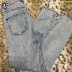 ZARA Light Blue High Rise Distressed Jeans Photo 1