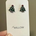 Boutique Christmas Tree Stud Earrings new in package Green Photo 0