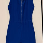 Year of Ours Royal Blue Sleeveless Romper Photo 0