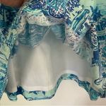 Lilly Pulitzer Nettie Dress Fresh Catch Toile Sleeveless Blue White Womens Photo 5