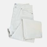 AGOLDE Lana Straight Leg Jeans in Drum Cream Ivory Size 32 Photo 4