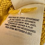 Moth Anthropologie Yellow Linen Open Knit Pullover Sweater Womens S Beach Casual Photo 9