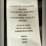 Rails Beaux Blouse Varadero Striped Button Front Metallic Thread Peplum Top SM Photo 9