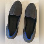 Rothy's Elegant Black Flats with Blue Highlights like new Size 9.5 Photo 1