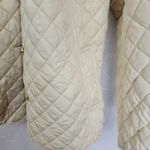 Wonder Womens Jacket Sz 24 White Puff Teddy Quilted Collared Winter Long Sleeve Size L Photo 3