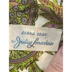 1960 Vintage Diana Dean by Julius Lonschein Caftan Wrap Day Dress Paisley Pocket Green Size undefined Photo 6