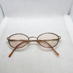 Diane Von Furstenberg  Gold & Brown Prescription Glasses Frames Photo 1