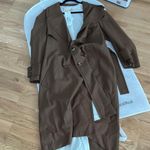 New Marni beige brown wool belted trench coat Size 0 Photo 9