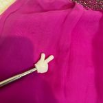 Bebe Y2K fuscia silk beaded babydoll with adjustable straps #glam #siren #Y2K Photo 10