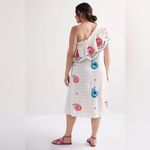 Anthropologie Plenty by Tracy Reese One-Shoulder Maxi Dress Embroidered Floral Size L New w/Tag $258 Photo 7