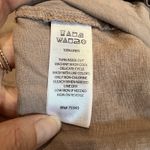 Tahari  Essentials 100% Linen Pull On Pants Size Medium Wide Leg Brown Beach Boho Photo 4