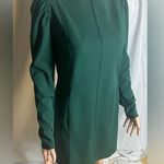 H&M  Pleated Longsleeve Mini Green Dress Size XL Office Sire  Corpcore Photo 2