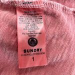 Anthropologie Sundry 1 Maxi Dress Small Pink Tiered Peasant Ruffle Short Sleeve Photo 9