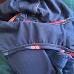 Kona Sol Blue/Salmon Floral Print One Piece Bathing Suit sz S Photo 7